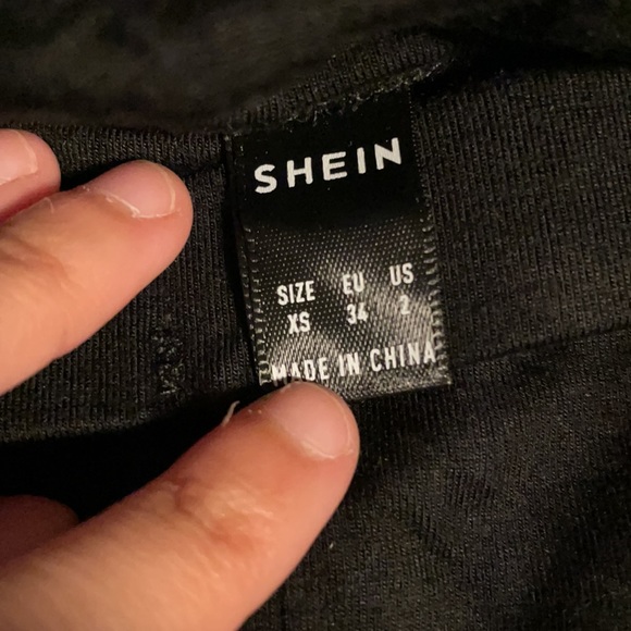 Brand New Without Tags Shein Black & Gray Leggings - Picture 5 of 8